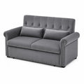2-Sitzer Sofa Samt Grau