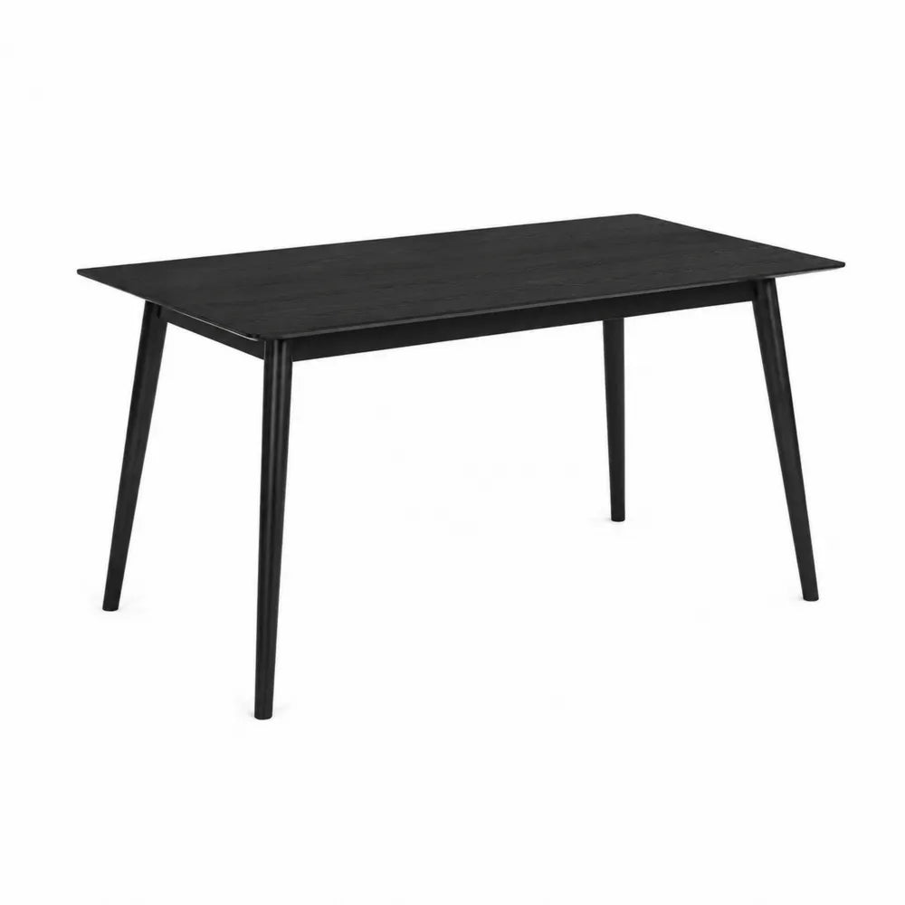 Esstisch Rechteckig MDF Schwarz 150x80x75cm