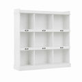 Weißes Bücherregal mit 9 Fächern Holz